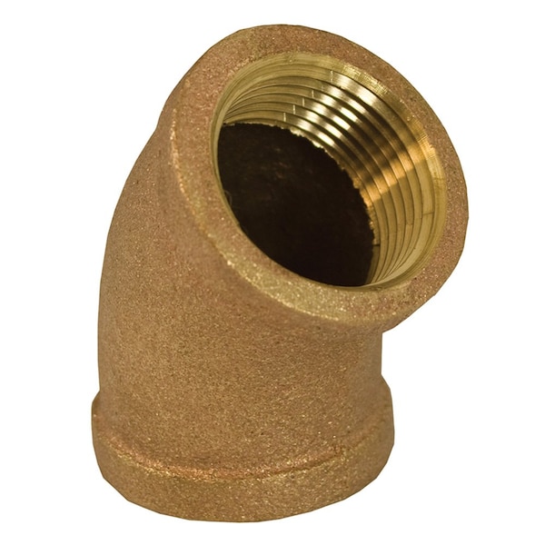 Jones Stephens 1/2in. Bronze 45Deg. Elbow B74044LF - main